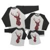 7 ate 9 Apparel Matching Family Christmas Shirts - Plaid Deer Grey Shirt 4T view 1