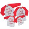 7 ate 9 Apparel Matching Family Christmas Shirts - Happy Birthday Jesus Red Shirt 18 Months view 1