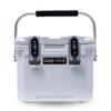 CAMP-ZERO 10L-10.6 Quart Portable Hard Cooler Ice Chest, Perfect for Drinks, Lunch, Beach, Picnics, Boating, Camping and Travel with 2 Molded-in Cup Holders and Folding Aluminum Handle view 1