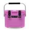 CAMP-ZERO 10L-10.6 Quart Portable Hard Cooler Ice Chest, Perfect for Drinks, Lunch, Beach, Picnics, Boating, Camping and Travel with 2 Molded-in Cup Holders and Folding Aluminum Handle view 1