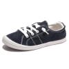 Women's Slip On Canvas Sneaker Low Top Casual Walking Shoes Classic Comfort Flat Fashion Sneakers (Blue 08) view 1