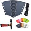 AMEYXGS Archery Arm Guard Leather Traditional Archery Protective Adjustable Protector Bracer Arm Guard Protective Equipment for Outdoor Hunting Practice (10) view 1