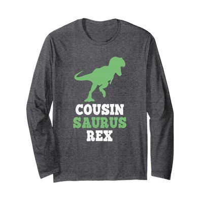 Cousin-Saurus Rex Funny Dinosaur CousinSaurus Gift Long Sleeve T-Shirt