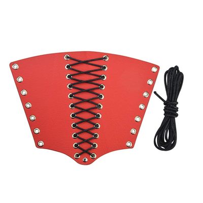 AMEYXGS Archery Arm Guard Leather Traditional Archery Protective Adjustable Protector Bracer Arm Guard Protective Equipment for Outdoor Hunting Practice (8)