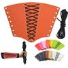 AMEYXGS Archery Arm Guard Leather Traditional Archery Protective Adjustable Protector Bracer Arm Guard Protective Equipment for Outdoor Hunting Practice (5) view 1