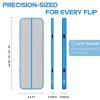 CHAMPIONPLUS 10ft 13ft 16ft 20ft Tumble Track Tumbling Mat Inflatable Gymnastics Air Mat 4/8 inches Thickness for Home Training Cheerleading Yoga with Electric Air Pump Blue 16'x3.3'x4'' view 2