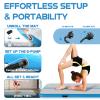 CHAMPIONPLUS 10ft 13ft 16ft 20ft Tumble Track Tumbling Mat Inflatable Gymnastics Air Mat 4/8 inches Thickness for Home Training Cheerleading Yoga with Electric Air Pump Blue 16'x3.3'x4'' view 4