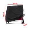 dDanke Black Table Tennis Table Cover - Rainproof Snowproof Dustproof Sunscreen for Indoor Outdoor 64.96x27.56x72.83 Inch view 2