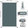 Bessport Tent Footprint for 1-2-3 Person Tent Waterproof Camping Tarp with Drawstring Carrying Bag for Picnic, Hiking and Other Outdoor Activities (3 Person) view 2