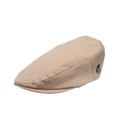 Born to Love Baby Boys Jeff Hat Vintage Driver Tweed Flat Page Gatsby Cap, Light Tan, 2-3T