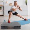 JungleA 28.5'' Exercise Step Platform Aerobic Stepper Workout Step Up Box for Home Gym, Circuit Size Steppers Bench, 4 Stackable Risers, 3 Levels 4"-6"-8" Height Adjustable Fitness Stair view 3