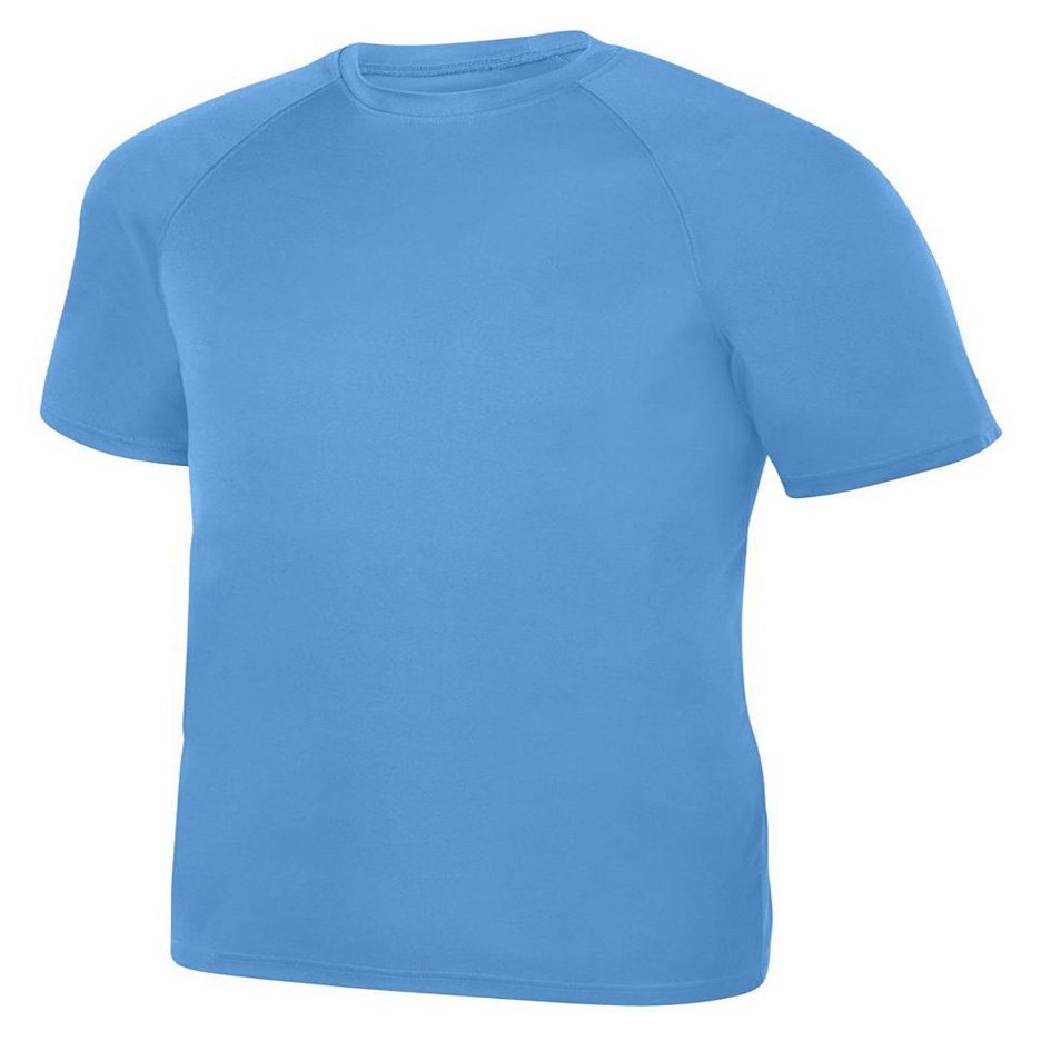 Augusta Sporswear Boys Attain Wicking Raglan Sleeve T-Shirt Columbia Blue