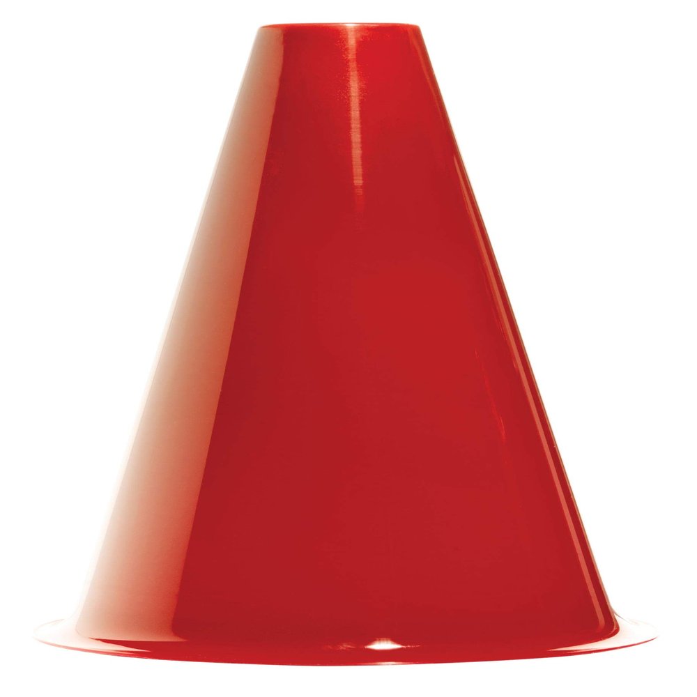 Anderson's Premium Red 8" Megaphone Noisemaker Boost School Spirit Cheerleader Sports Football Basketball Homecoming Squad Team Party Dance Club Parade Competition Performance Fan Pack of 10