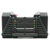 PowerBlock Pro 50 Adjustable Dumbbells, Sold in Pairs, 5-50 lb. Dumbbells, Durable Steel Build, Innovative Workout Equipment, All-in-One Dumbbells view 2