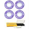 Bigfoot Skateboard Wheels 83A Soft Street Cruiser Filmer with Ceramic Bearings (Purple, 55mm) view 1
