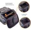 etacklepro Fishing Backpack Waterproof Tackle Bag with Protective Rain Cover Includes 4 Tackle Boxes Stainless Steel Fishing Pliers and Lanyard - Digital Camo view 4