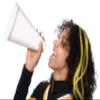 Anderson's Premium White 8" Megaphone Noisemaker Boost School Spirit Cheerleader Sports Football Basketball Homecoming Squad Team Party Dance Club Parade Competition Performance Fan Pack of 10 view 2