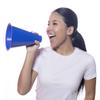 Anderson's Premium White 8" Megaphone Noisemaker Boost School Spirit Cheerleader Sports Football Basketball Homecoming Squad Team Party Dance Club Parade Competition Performance Fan Pack of 10 view 3