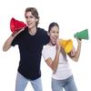 Anderson's Premium White 8" Megaphone Noisemaker Boost School Spirit Cheerleader Sports Football Basketball Homecoming Squad Team Party Dance Club Parade Competition Performance Fan Pack of 10 view 4