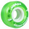 Skateboard Cruiser Trucks and Wheels Package 83A Soft Wheels - ABEC 5 Bearings (53mm 83A Green, Core 5.25" Silver (8.25")) view 4