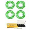 Bigfoot Skateboard Wheels 83A Soft Street Cruiser Filmer with Ceramic Bearings (Green, 53mm) view 1