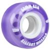 Skateboard Cruiser Trucks and Wheels Package 83A Soft Wheels - ABEC 5 Bearings (53mm 83A Purple, Core 4.75" Silver (7.25")) view 4