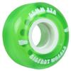 Skateboard Cruiser Trucks and Wheels Package 83A Soft Wheels - ABEC 5 Bearings (55mm 83A Green, Core 4.75" Silver (7.25")) view 4