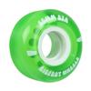 Bigfoot Skateboard Wheels 83A Soft Street Cruiser Filmer with Ceramic Bearings (Green, 55mm) view 3
