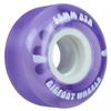 Skateboard Cruiser Trucks and Wheels Package 83A Soft Wheels - ABEC 5 Bearings (55mm 83A Purple, Core 5.0" Silver (7.75")) view 4