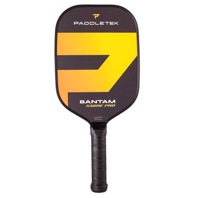 Paddletek Bantam Sabre Pro - Professional Pickleball Paddles with Honeycomb Core - Polycarbonate Surface, Graphite PolyCore & High Tack Performance Grip - USAPA Approved (Yellow)