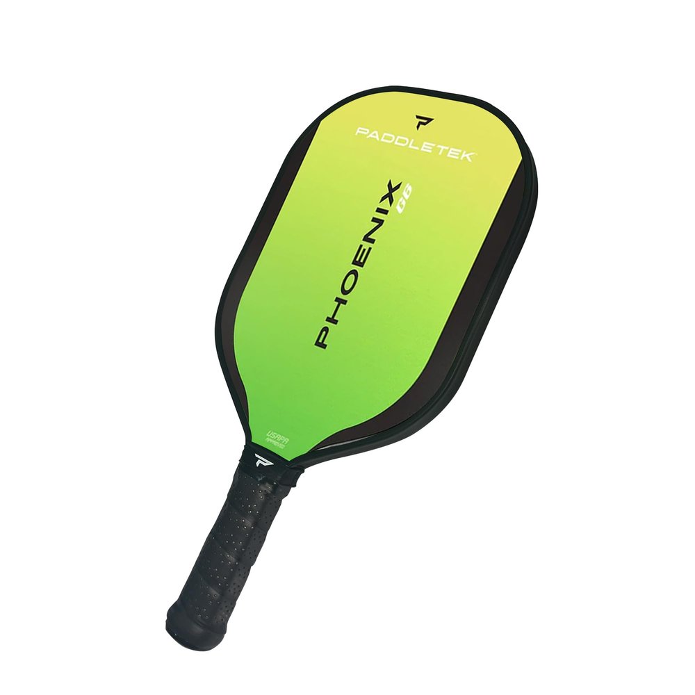 Paddletek Phoenix G6 Pickleball Paddle | Professional Pickleball Paddles with Honeycomb Core, Polycarbonate Surface, Graphite PolyCore & High Tack Performance Grip | USAPA Approved