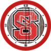 SunTime NC State Wolfpack - Weathered Wood Wall Clock view 1
