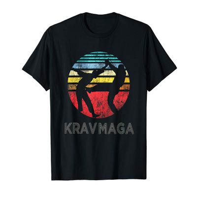 Krav Maga Vintage Retro Distressed Style Gift T-Shirt