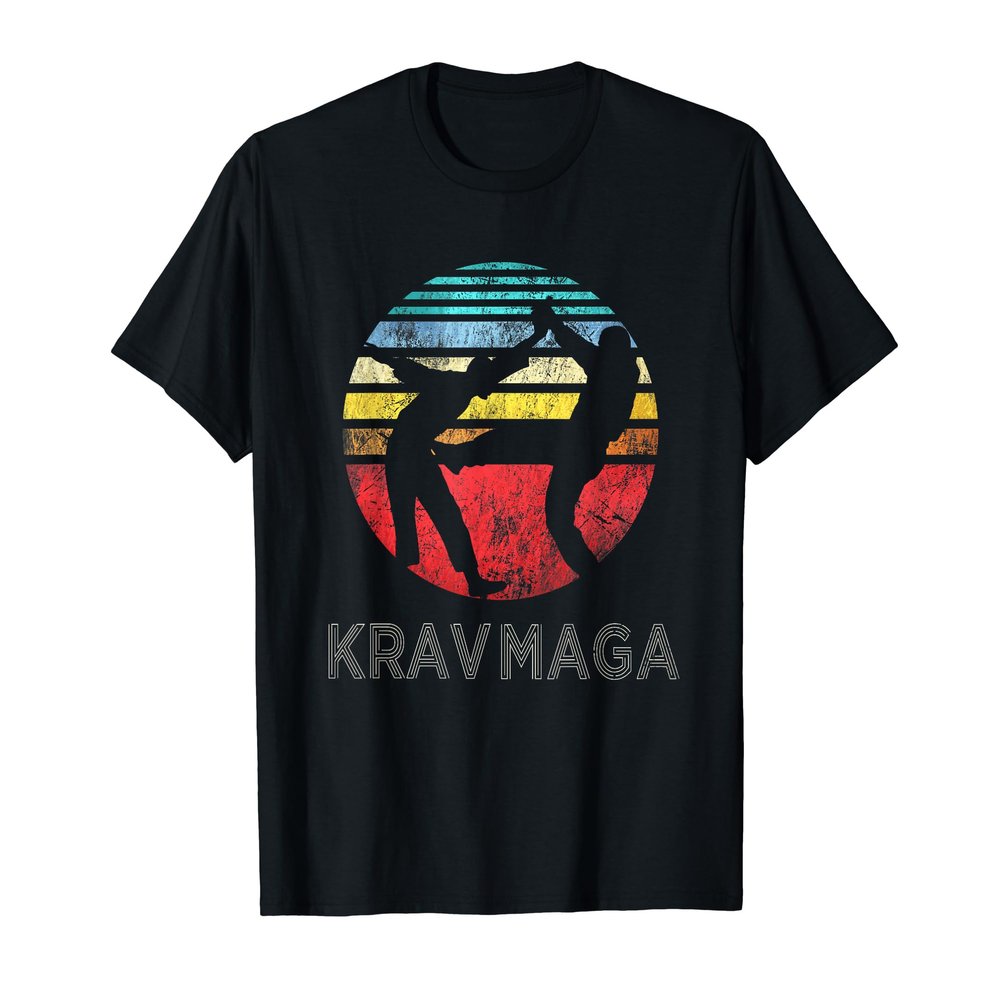 Krav Maga Vintage Retro Distressed Style Gift T-Shirt