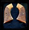 Premium Grips Compatible Replacement for Ruger Wrangler Grips .22lr Carved Rosewood view 3