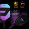 Paddletek Bantam EX-L Pickleball Paddle | Professional Pickleball Paddles with Honeycomb Core, Polycarbonate Surface, Bantom PolyCore & High Tack Performance Grip | USAPA Approved - Aurora Purple view 2