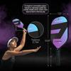 Paddletek Bantam EX-L Pickleball Paddle | Professional Pickleball Paddles with Honeycomb Core, Polycarbonate Surface, Bantom PolyCore & High Tack Performance Grip | USAPA Approved - Aurora Purple view 3