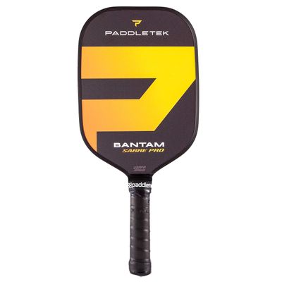 Paddletek Bantam Sabre Pro - Professional Pickleball Paddles with Honeycomb Core - Polycarbonate Surface, Graphite PolyCore & High Tack Performance Grip - USAPA Approved (Yellow)