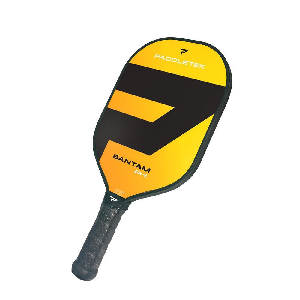Paddletek Bantam EX-L Pickleball Paddle | Professional Pickleball Paddles with Honeycomb Core, Polycarbonate Surface, Bantom PolyCore & High Tack Performance Grip | USAPA Approved - Horizon (Yellow)