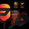 Paddletek Bantam TS-5 Pickleball Paddle | Professional Pickleball Paddles with Honeycomb Core, Textured Fiberglass Epoxy Hybrid Surface, Bantam PolyCore & High Tack Performance Grip | USAPA Approved view 2