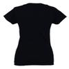 0021. Vintage American Flag United States of America Military us USA Patriotic Style for Women V Neck Fitted T Shirt (Black, X Small) view 3