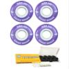 Bigfoot Skateboard Wheels 83A Soft Street Cruiser Filmer with Ceramic Bearings (Purple, 53mm) view 1