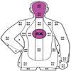 B21 Style Silhouette Target Pink (24x36 Inches) view 1