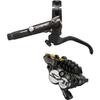 Shimano Saint BL-M820-B/BR-M820 Disc Brake and Lever - Front, Hydraulic, Post Mount, Finned Metal Pads, Black view 1