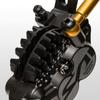 Shimano Saint BL-M820-B/BR-M820 Disc Brake and Lever - Front, Hydraulic, Post Mount, Finned Metal Pads, Black view 4