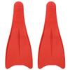 Flow Premium Rubber Long Fins for Swim and Lap Training - Youth Sizes for Kids, Young Men, and Women (XXXS 12-1 (Red)) view 3