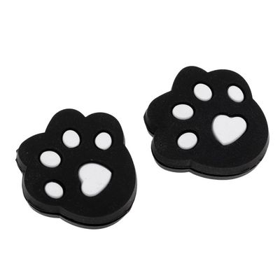 menolana Pack of 2 Tennis Vibration Dampeners Set - Racket Shock Absorbers - Great for Racquetball, Squash, Badminton Supplies - Choose Designs - Black Bear Paw