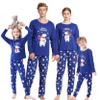 Vopmocld Christmas Family Matching Pajama Red Holiday Pjs Sets Cotton Sleepwear Polar Bear PJS, Blue-child, 6 Years view 1