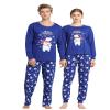Vopmocld Christmas Family Matching Pajama Red Holiday Pjs Sets Cotton Sleepwear Polar Bear PJS, Blue-child, 6 Years view 2