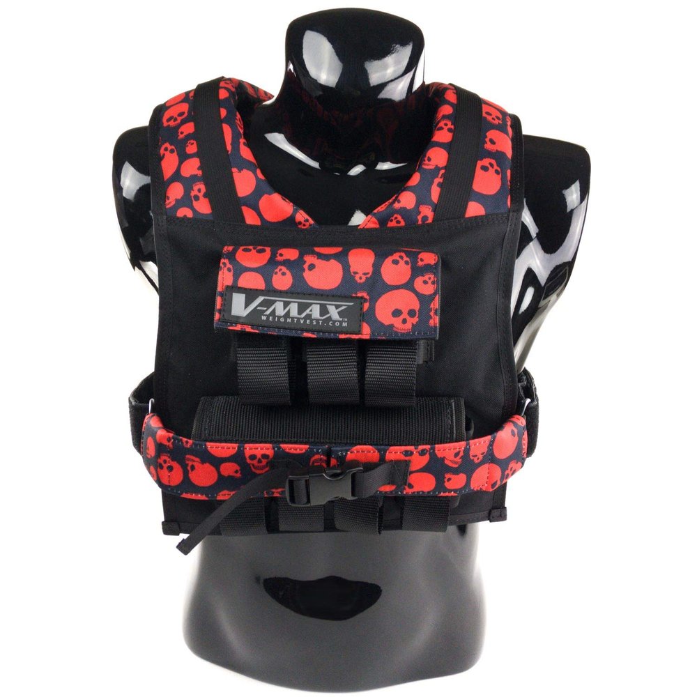 35 lb. V-MAX Weighted Vest - Skulls